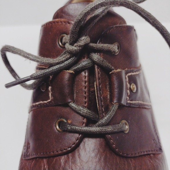 Johnston & Murphy Mens 13M Tyndall Brown Leather Cap Toe Oxford‎ 020-7414 Dress main image 5